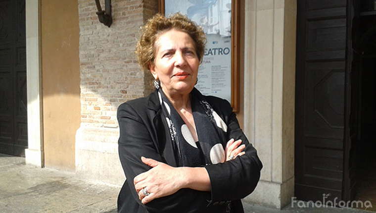 Catia Amati, presidente Fondazione Teatro della Fortuna di Fano