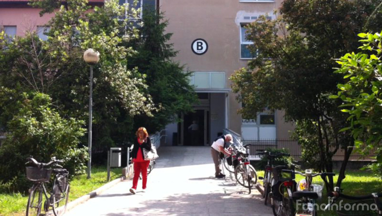 Il padiglione B dell'ospedale Santa Croce di Fano