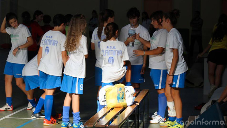 Le allieve del Flaminia, calcio a 5 femminile di Fano