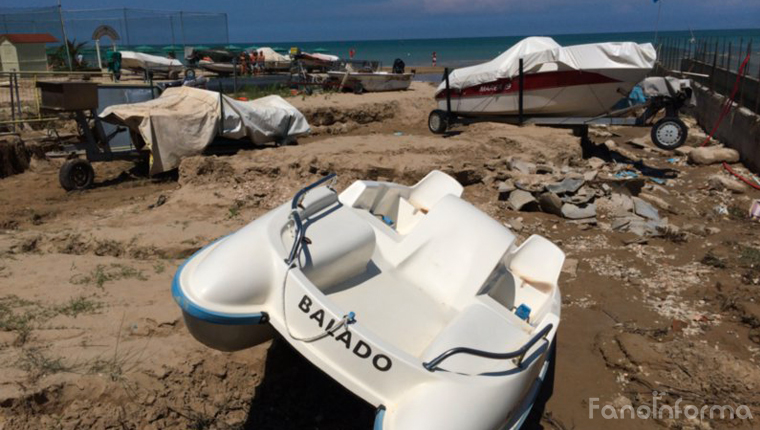 L'esondazione del Rio Crinaccio dello scorso luglio a Ponte Sasso