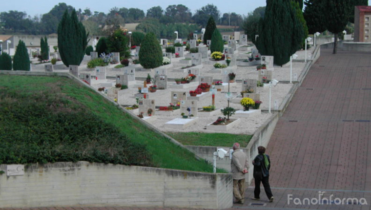 Il cimitero dell'Ulivo di Fano