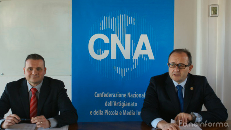 Moreno Brodoni e Alberto Barilari, segretario e presidente Cna Pesaro e Urbino