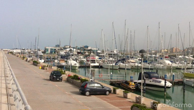 Il porto turistico di Marina dei Cesari a Fano