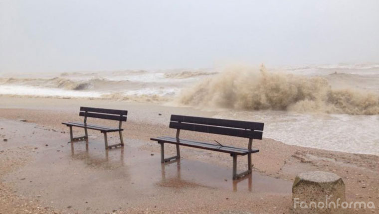 Maltempo, la Sassonia di Fano devastata dalla mareggiata del 5-6 febbraio 2015