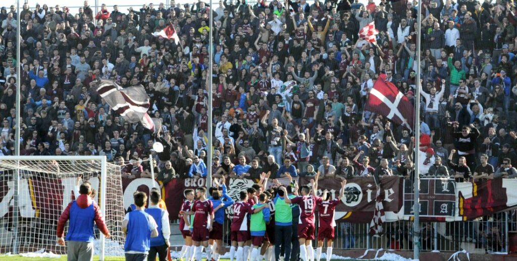 Alma Juventus Fano durante una partita