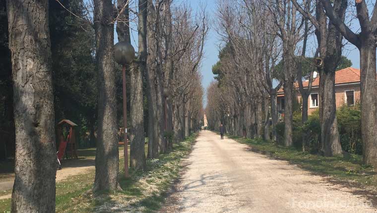 Il parco urbano dei Passeggi di Fano