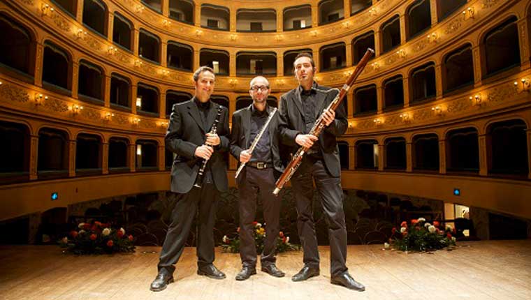 Il Trio Eccentrico ai Concerti di Mezzogiorno del Teatro della Fortuna di Fano