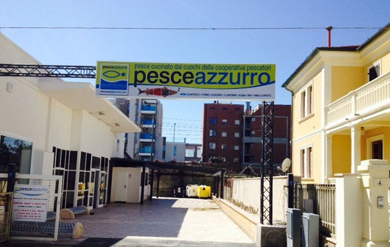 La sede di Senigallia del PesceAzzurro