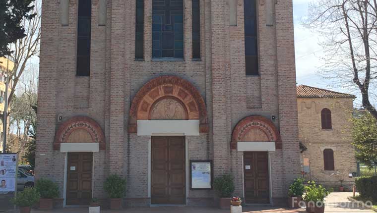 La chiesa della parrocchia di San Cristoforo a Fano