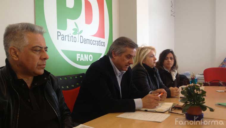 La presentazione della candidatura di Renato Claudio Minardi alle elezioni regionali delle Marche per il Pd