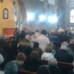 La messa celebrata dal vescovo Armando Trasarti alla festa religiosa del santuario di Madonna Ponte a Fano