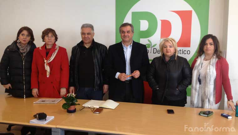 La presentazione della candidatura di Renato Claudio Minardi come consigliere regionali Pd alle prossime elezioni
