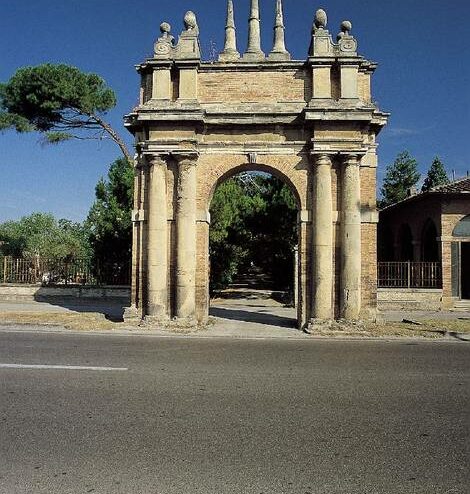 L'ingresso del Parco Miralfiore Pesaro