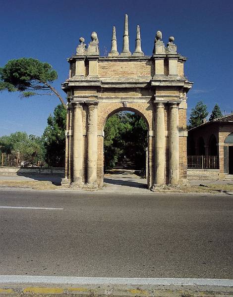L'ingresso del Parco Miralfiore Pesaro