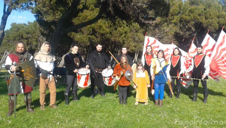 Il gruppo storico La Pandolfaccia alla festa del santuario di Madonna Ponte a Fano