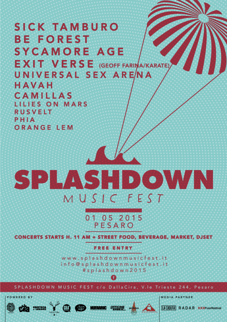 Lo Splashdown Music Fest a Pesaro, il 1° maggio