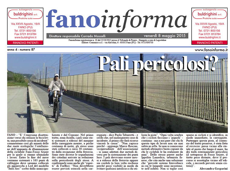 Fanoinforma di venerdì 8 maggio 2015