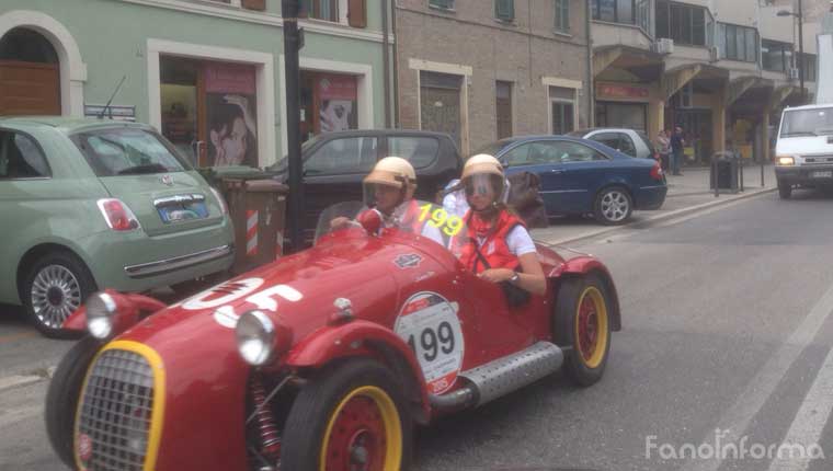 Il passaggio della Mille Miglia 2015 a Fano