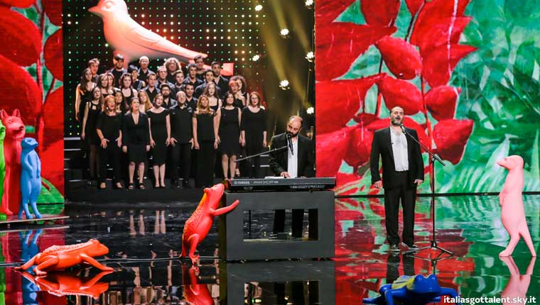 I Camillas durante l'esibizione a Italia's Got Talent della finale su Sky - Fonte foto: italiasgottalent.sky.it