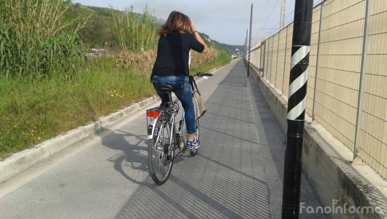 La pista ciclabile Fano-Fosso Sejore