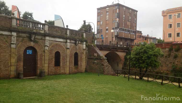 La zona della Darsena Borghese di Fano