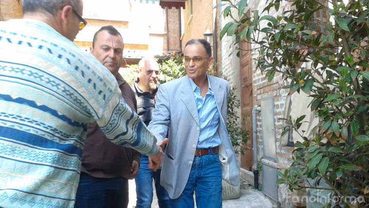 L'arrivo di Magdi Allam a Fano