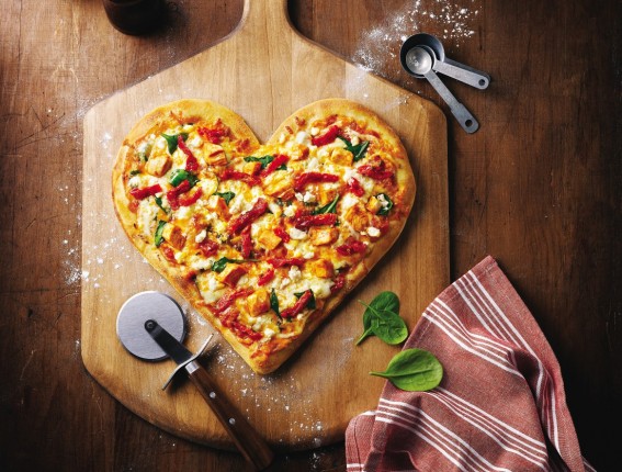 pizza che passione, la pizza degli innamorati