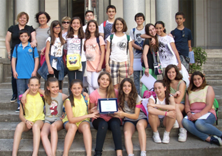 Gli alunni della Padalino di Fano premiati