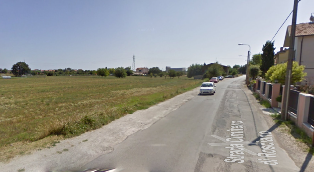 La strada dove è avvenuto l'incidente - Foto tratta da Google Maps
