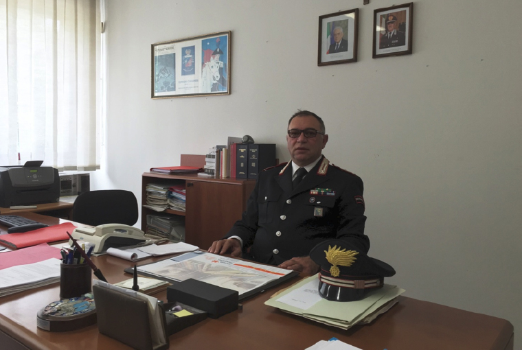 Antonino Barrasso, comandante stazione Carabinieri di Fano