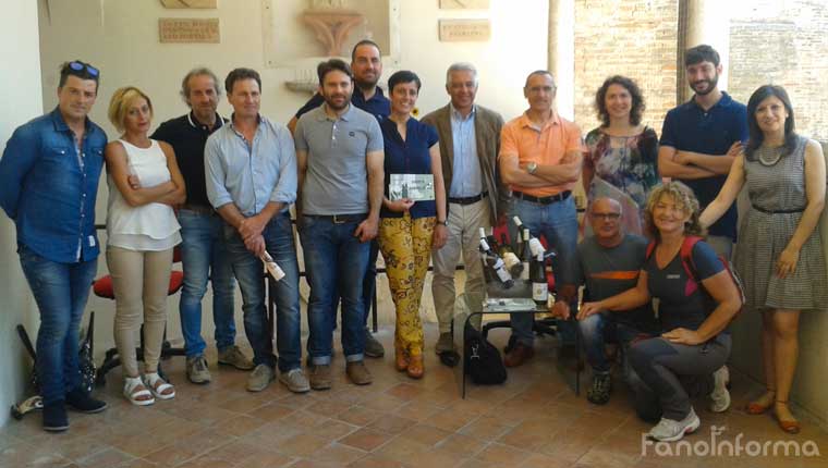 la presentazione della Staffetta del Bianchello 2015 a Fano