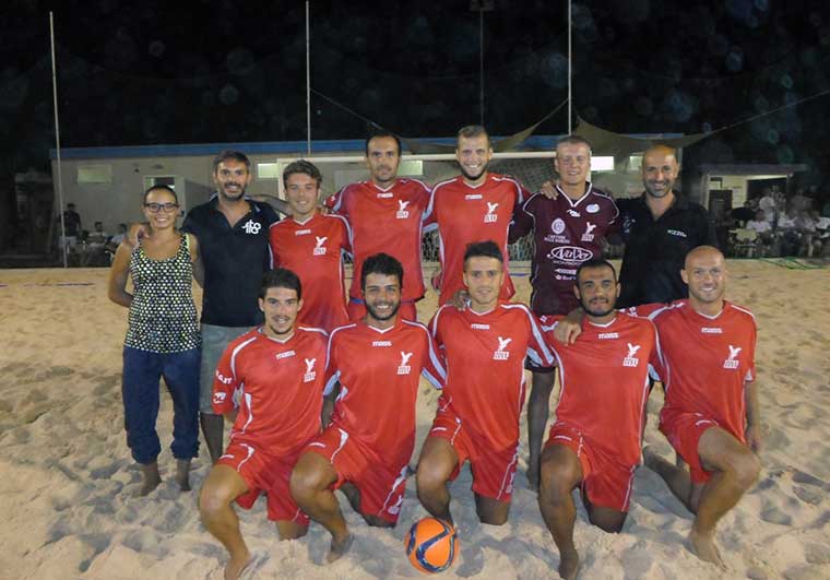 L'Alma Juventus Fano di beach soccer