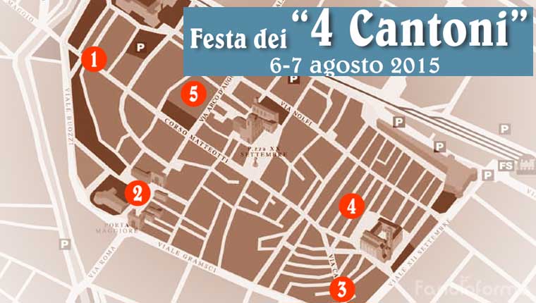 La Festa dei 4 Cantoni a Fano