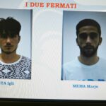 I due fermati: Igl Meta e Marjo Mema, accusati dell'omicidio di Ismaele Lulli, 17enne di Sant'Angelo in Vado