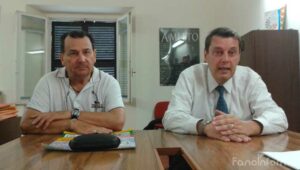 Mauro Longhini, presidente Acli Sant'Orso e Vittorio Pellegatta, direttore generale Carifano