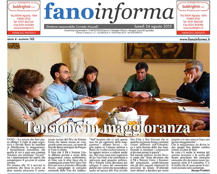 Fanoinforma n. 162 - 24 agosto 2015