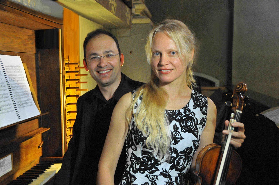 Lina Uinskite e Marco Ruggeri, il duo dei Concerti d'Organo a Fano