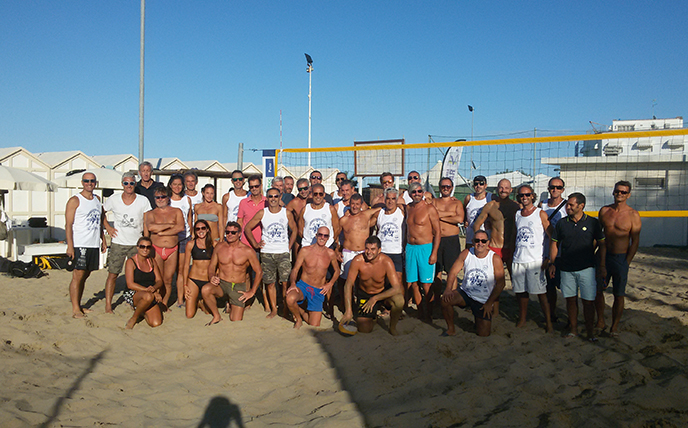 king of the beach, foto di griuppo