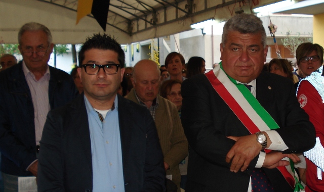 Fossombrone, Il vicesindaco Chiarabilli e il sindaco Pelagaggia