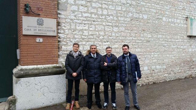 delegazione al carcere di Fossombrone