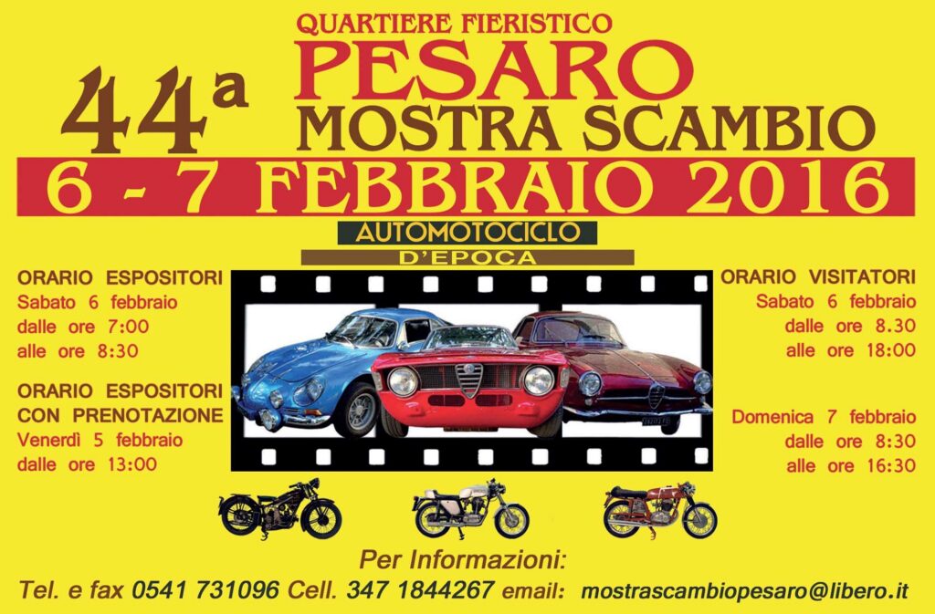 44° mostra auto d'epoca