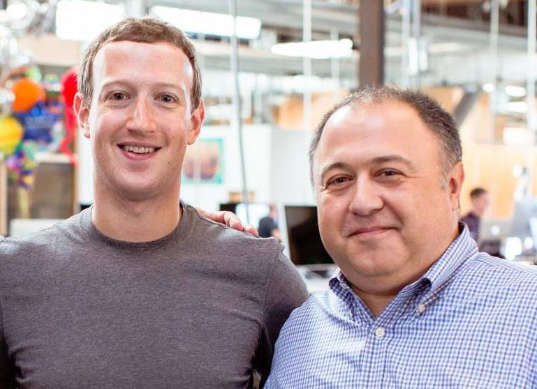 Mark Zuckerberg e Arturo Busca