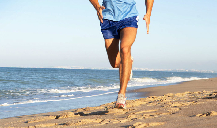 correre spiaggia