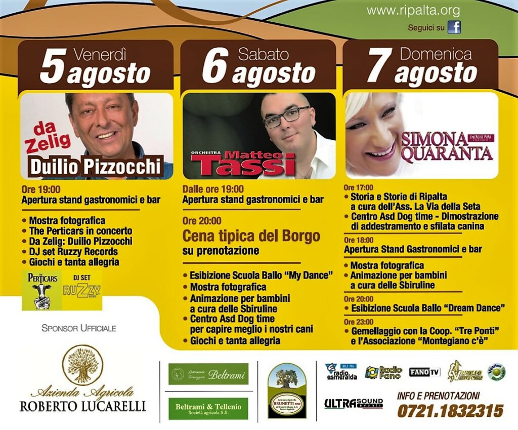 Programma Il Borgo in Festa