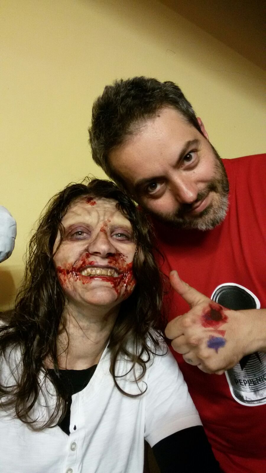 Zombie truccata da Andrea Giomaro