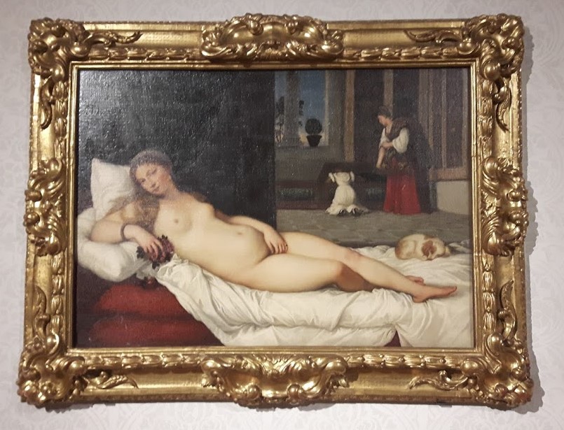 il dipinto "Venere" del Tiziano