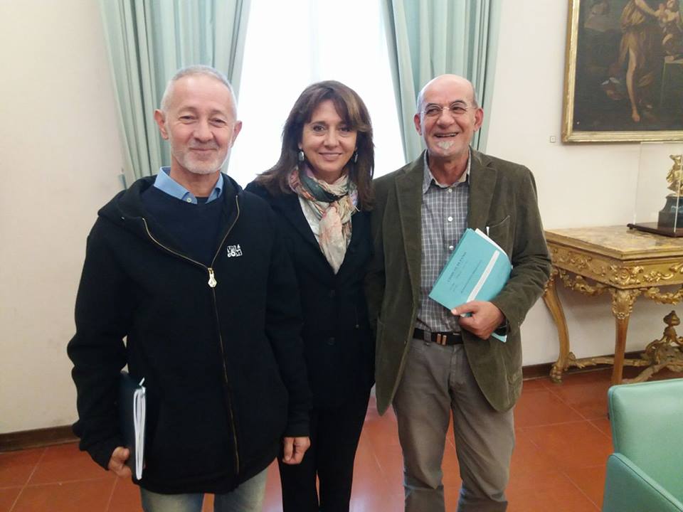 Marina Bargnesi, Roberto Busca e Gianni Collina