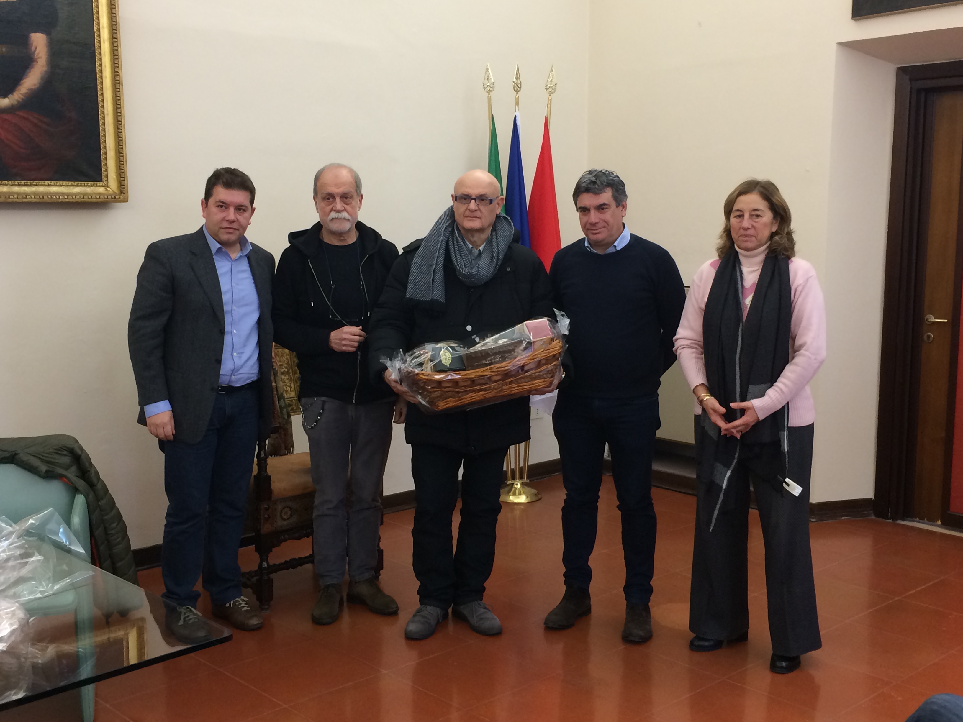 2°Premio Francesco Paci, che vince un cesto di prodotti tipici