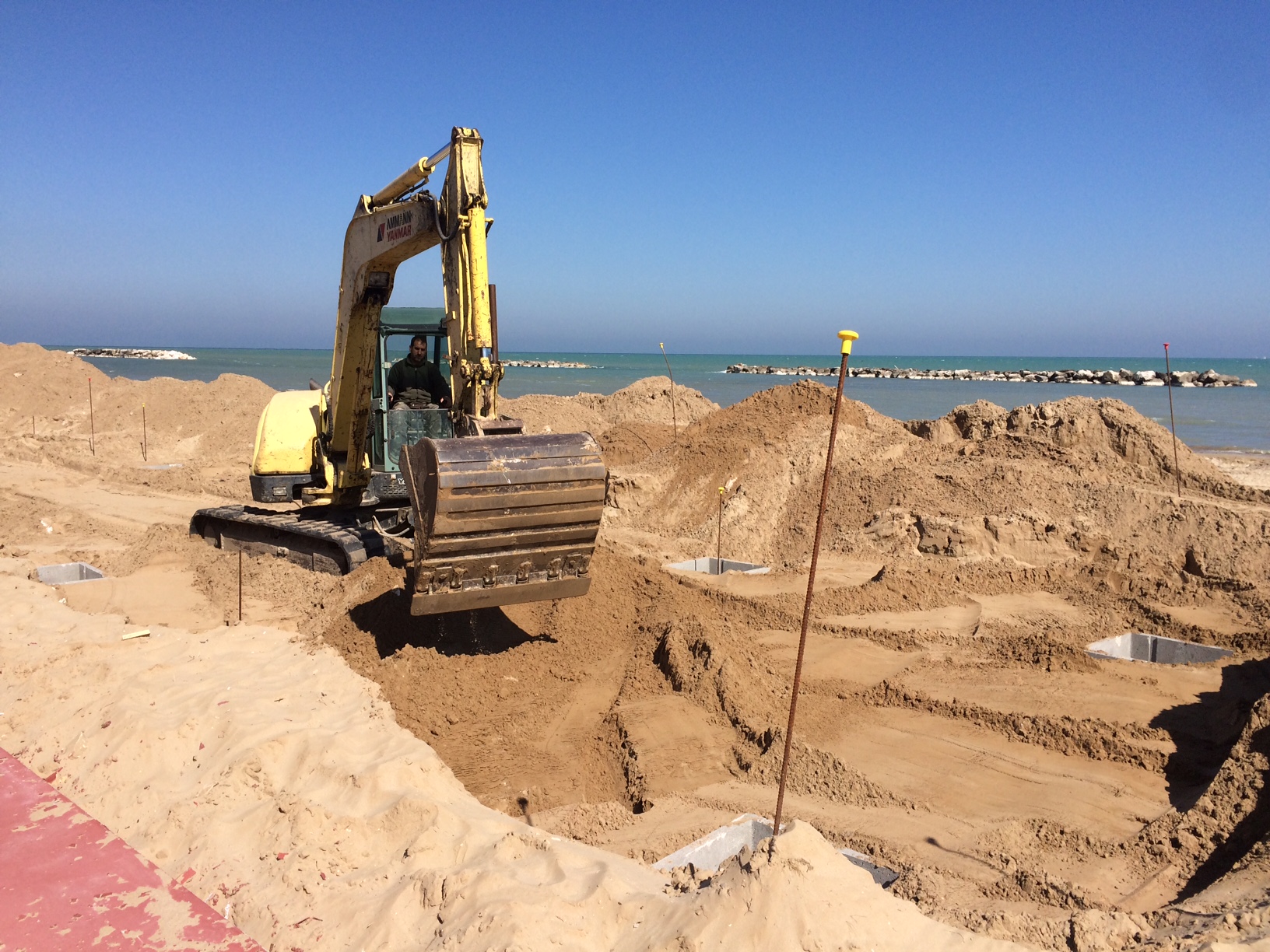 Lavori Spiaggia dei Cani