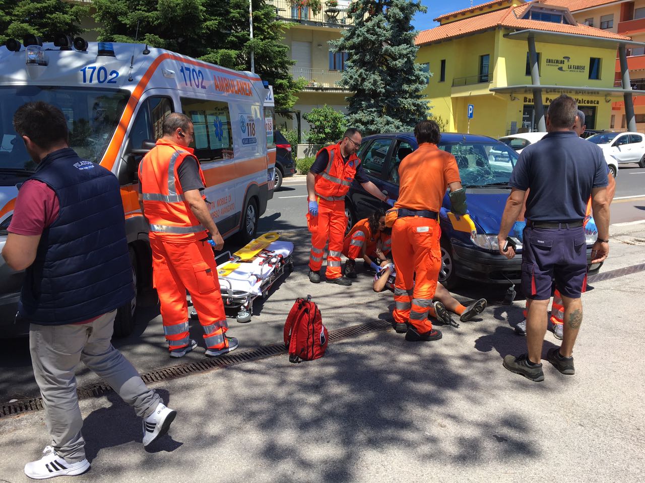 incidente via Roma